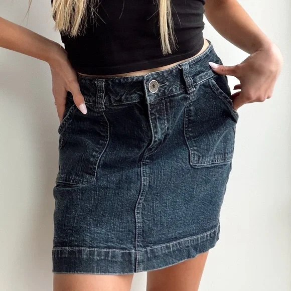 Vintage Nevada Denim Skirt - Picture 2 of 2